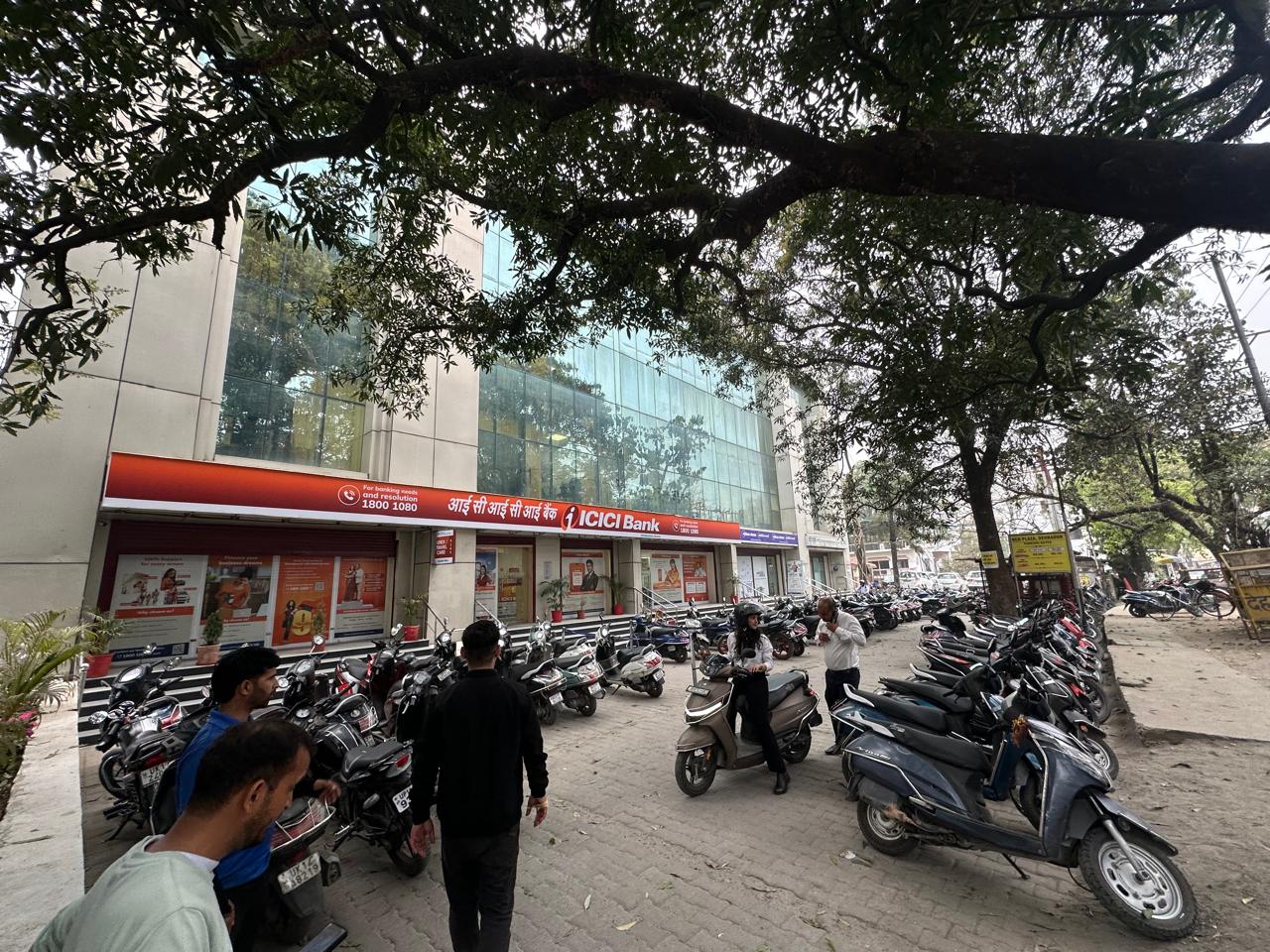 NCR Plaza front — ICICI Bank